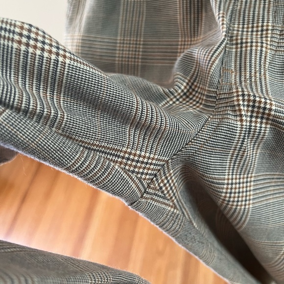 Abercrombie & Fitch | drawstring plaid ankle pants - Picture 4 of 4